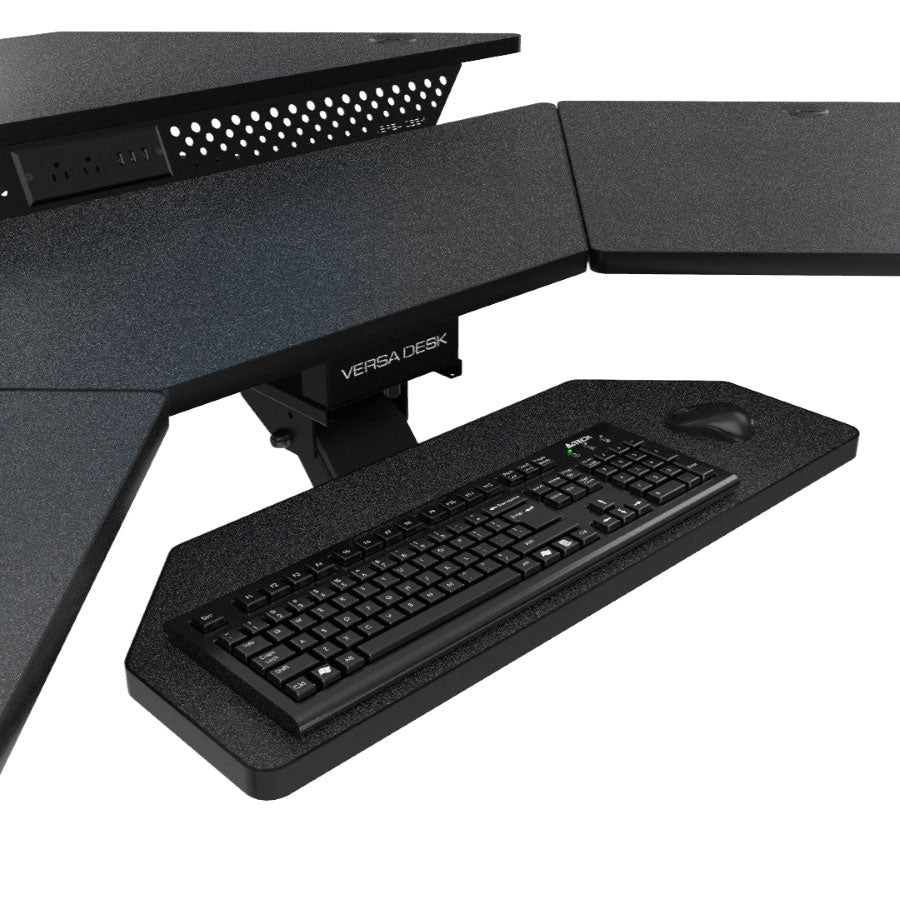 PowerLift® Corner Keyboard Tray for Corner desk – VersaDesk