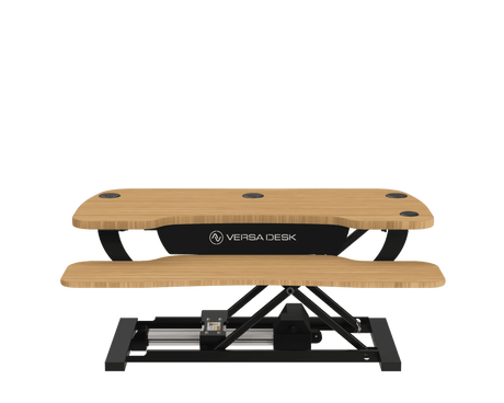 PowerPro® Electric Standing Desk Converter with USB Charging - VersaDesk