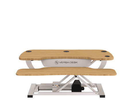 PowerPro® Electric Standing Desk Converter with USB Charging - VersaDesk