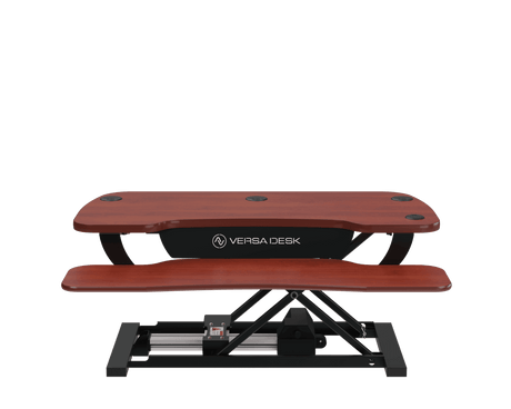 PowerPro® Electric Standing Desk Converter with USB Charging - VersaDesk
