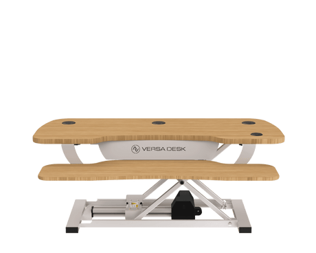 PowerPro® Electric Standing Desk Converter with USB Charging - VersaDesk