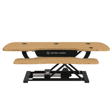 PowerPro® Electric Standing Desk Converter with USB Charging - VersaDesk