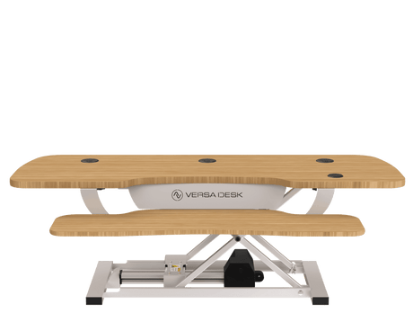 PowerPro® Electric Standing Desk Converter with USB Charging - VersaDesk