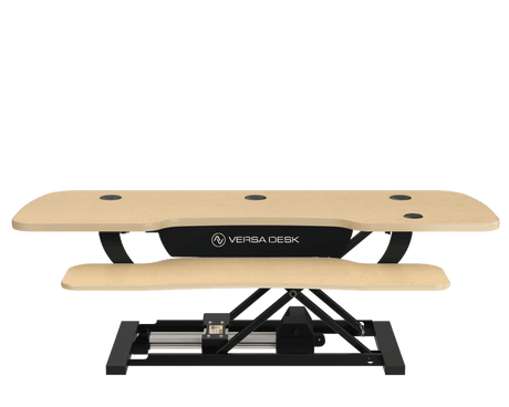 PowerPro® Electric Standing Desk Converter with USB Charging - VersaDesk