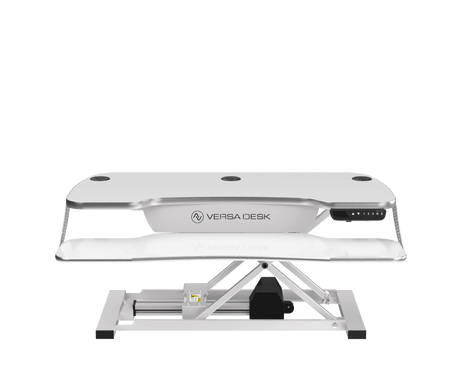 PowerPro® Elite Electric Standing Desk Converter with Programmable Switch, USB Port and Mobile APP - VersaDesk