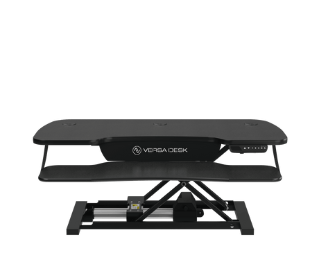 PowerPro® Elite Electric Standing Desk Converter with Programmable Switch, USB Port and Mobile APP - VersaDesk