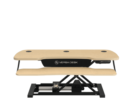 PowerPro® Elite Electric Standing Desk Converter with Programmable Switch, USB Port and Mobile APP - VersaDesk