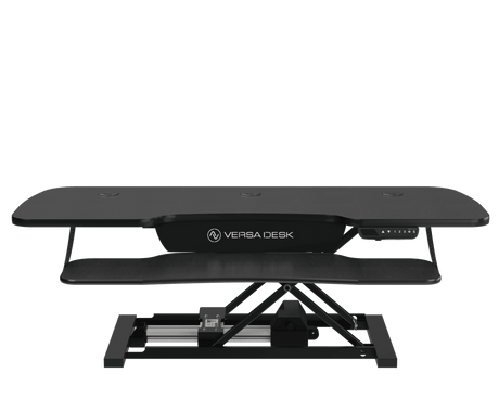 PowerPro® Elite Electric Standing Desk Converter with Programmable Switch, USB Port and Mobile APP - VersaDesk