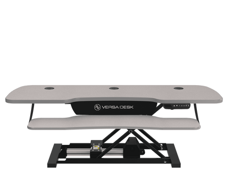 PowerPro® Elite Electric Standing Desk Converter with Programmable Switch, USB Port and Mobile APP - VersaDesk