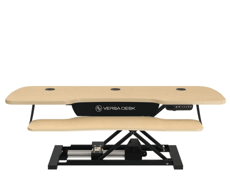 PowerPro® Elite Electric Standing Desk Converter with Programmable Switch, USB Port and Mobile APP - VersaDesk