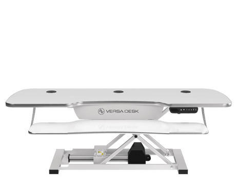 PowerPro® Elite Electric Standing Desk Converter with Programmable Switch, USB Port and Mobile APP - VersaDesk