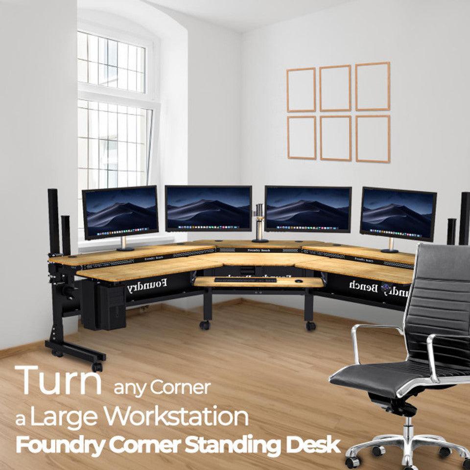 bamboo standing desk eco friendly office furniture sustainable ergonomic workspace VersaDesk
