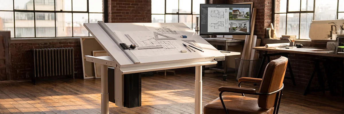 drafting-tables-adjustable-drawing-stations