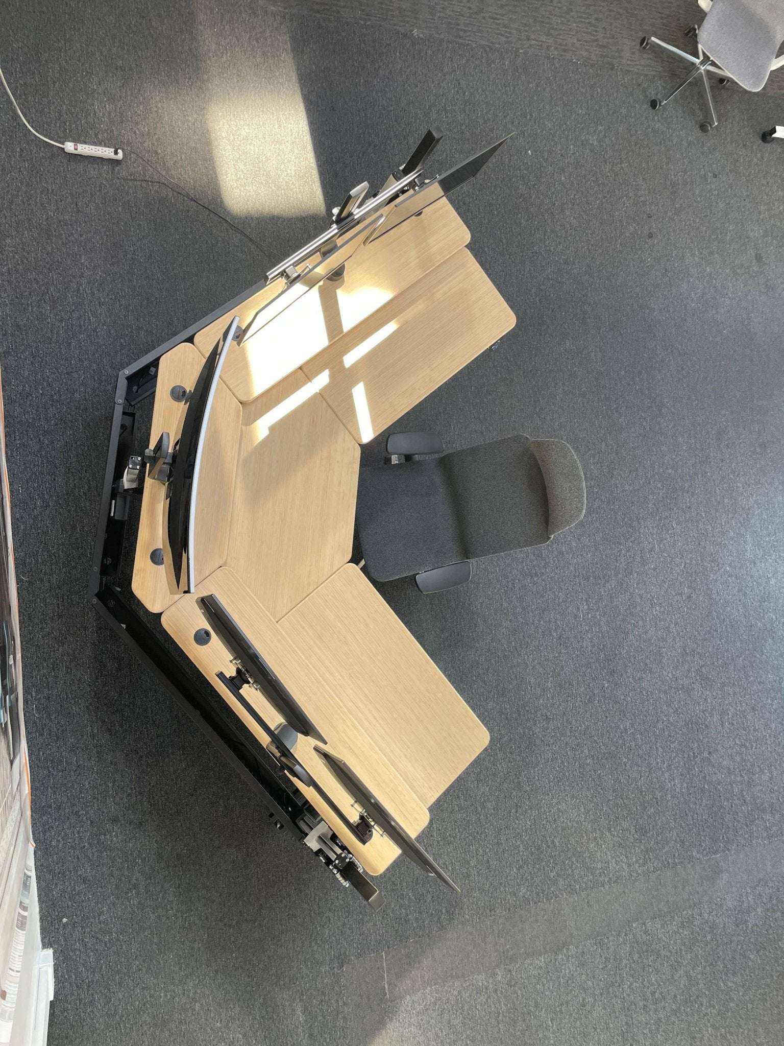 Foundry Bench® Corner Standing Desk - VersaDesk