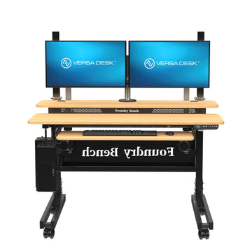 Foundry Bench Standing Desk Smooth and Steady Uplift Action Foundry Bench Standing Desk Smooth and Steady Uplift Action