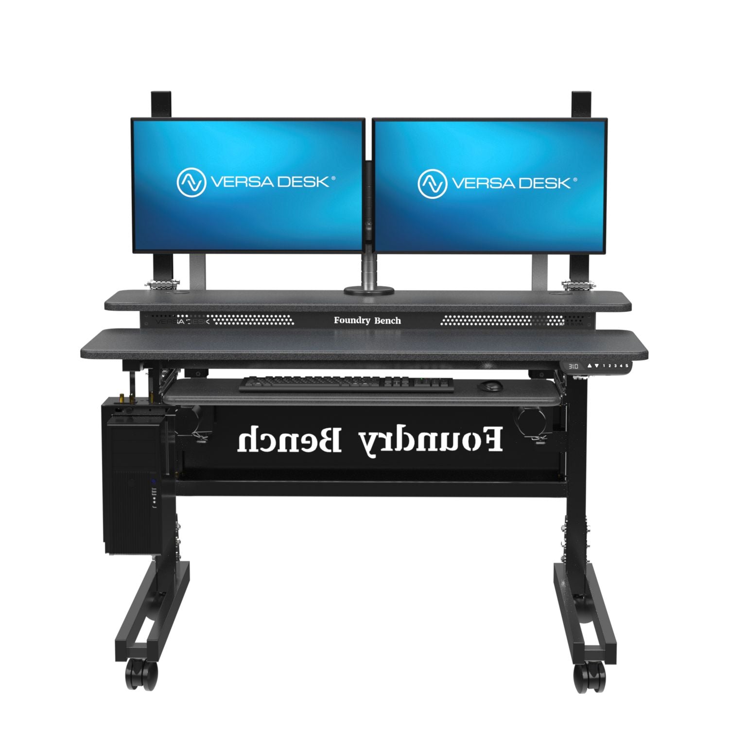 Foundry Bench™ Standing Desk with modern office productivity styling