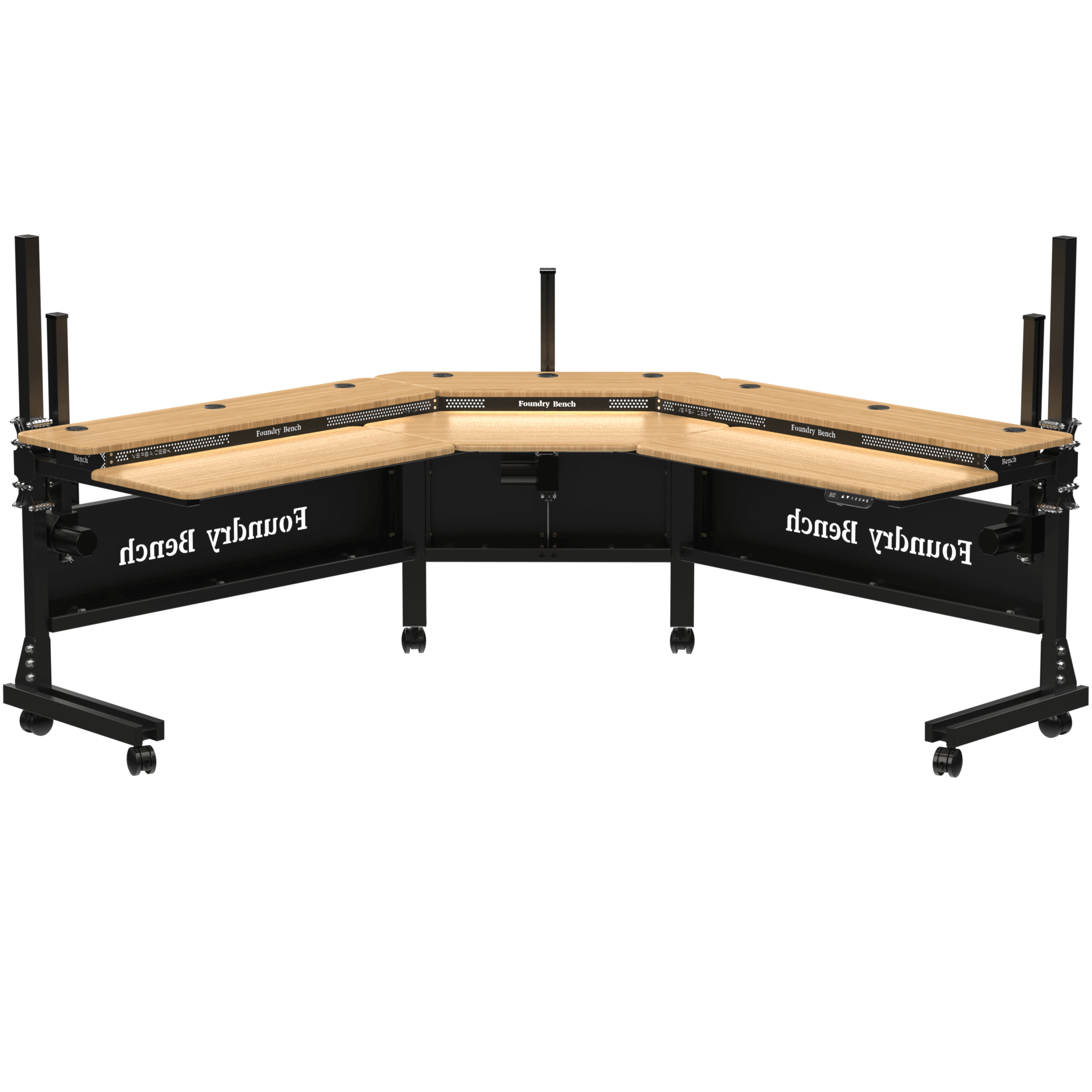Foundry Bench® Corner Standing Desk - VersaDesk