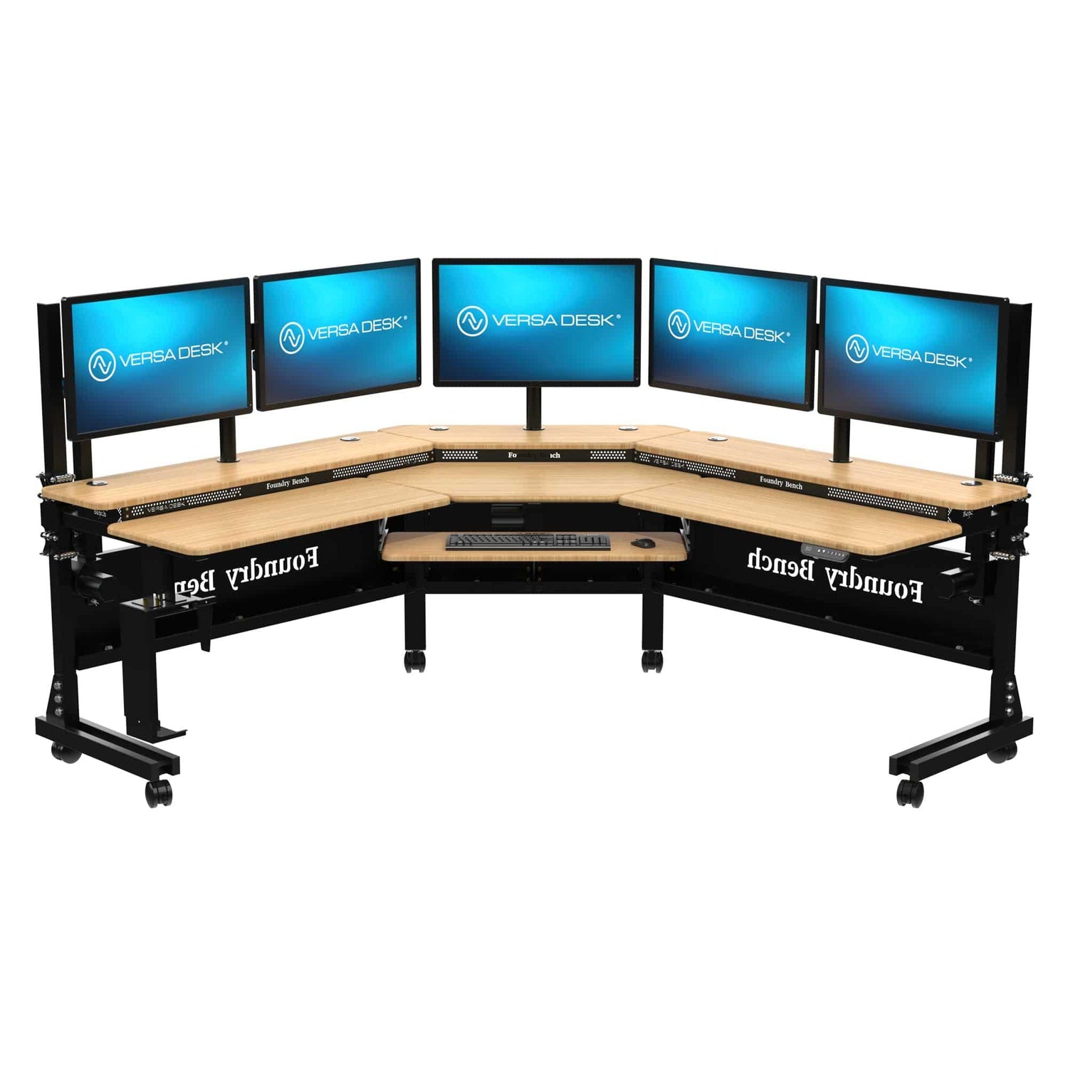 Foundry Bench® Corner Standing Desk - VersaDesk