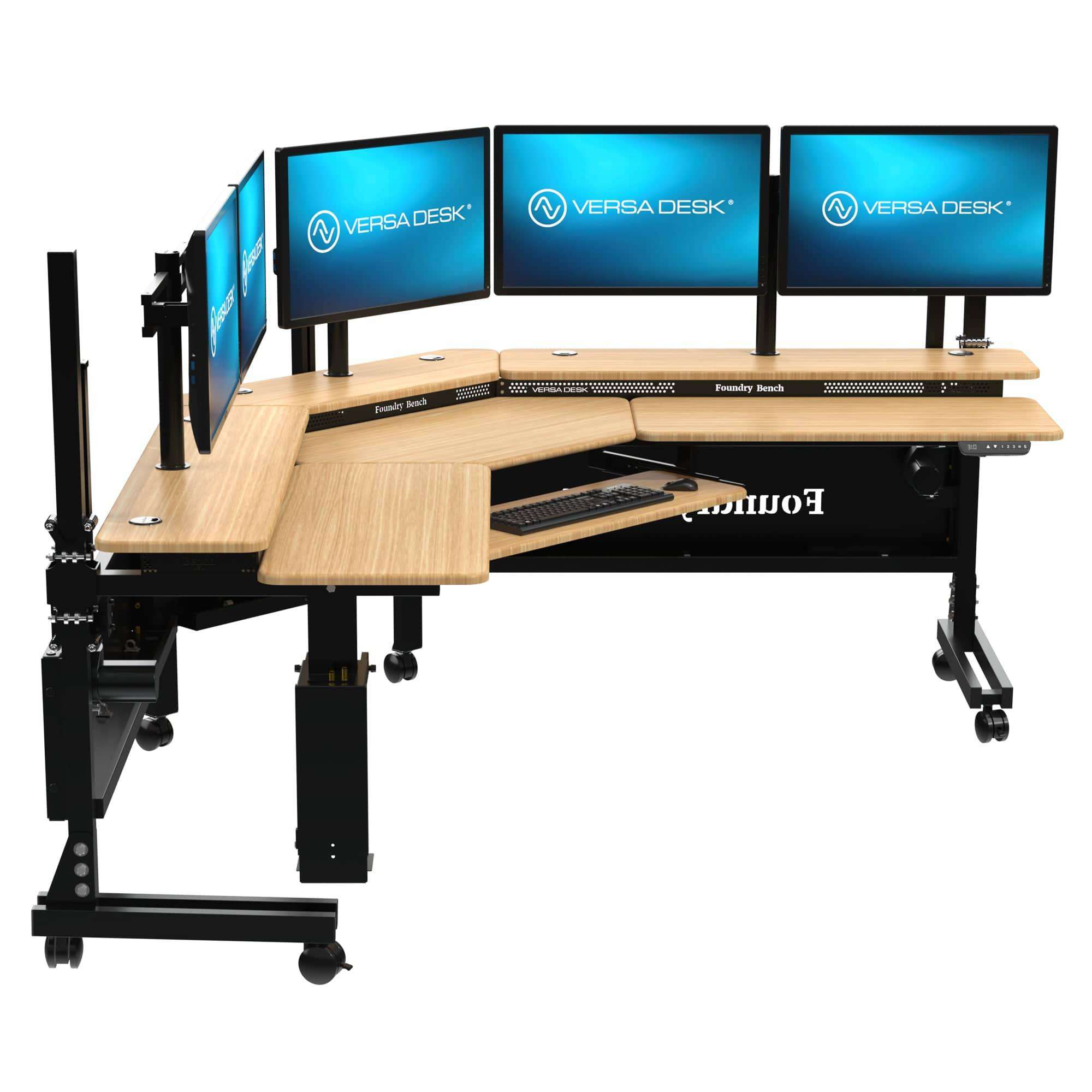 Foundry Bench® Corner Standing Desk - VersaDesk