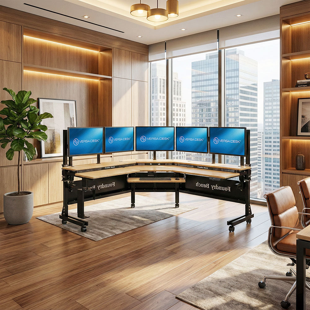 Foundry Bench™ Corner Standing Desk