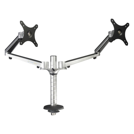 OmniView Dual Monitor Arms |  360 Degree Swivel Adjustment | High Efficiency Office Solutions