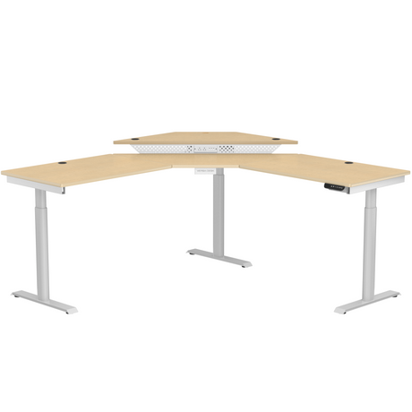 PowerLift® Corner Standing Desk - VersaDesk