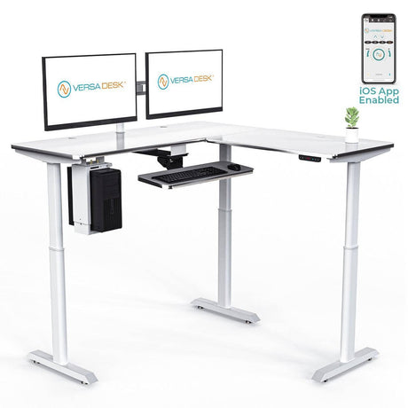 PowerLift® L-Shaped Standing Desk