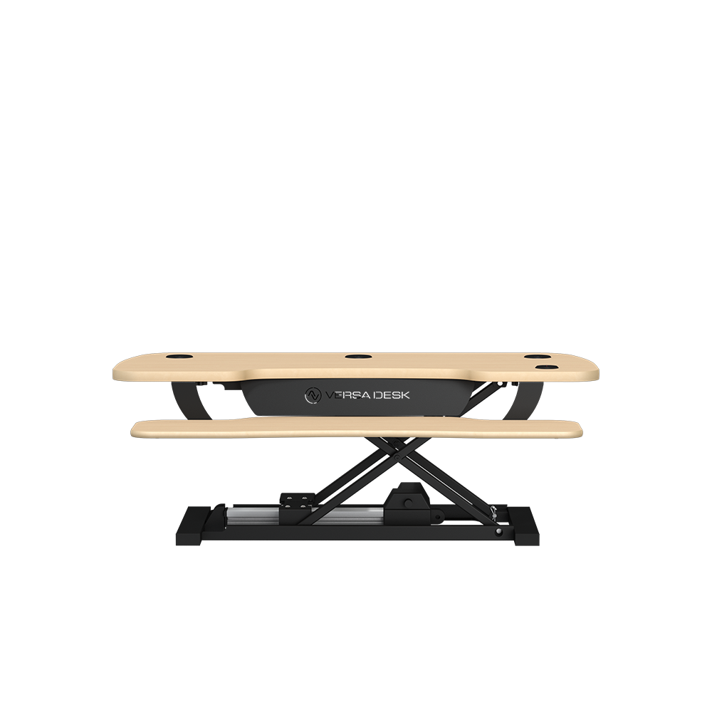 PowerPro Electric Standing Desk Converter with USB Charging