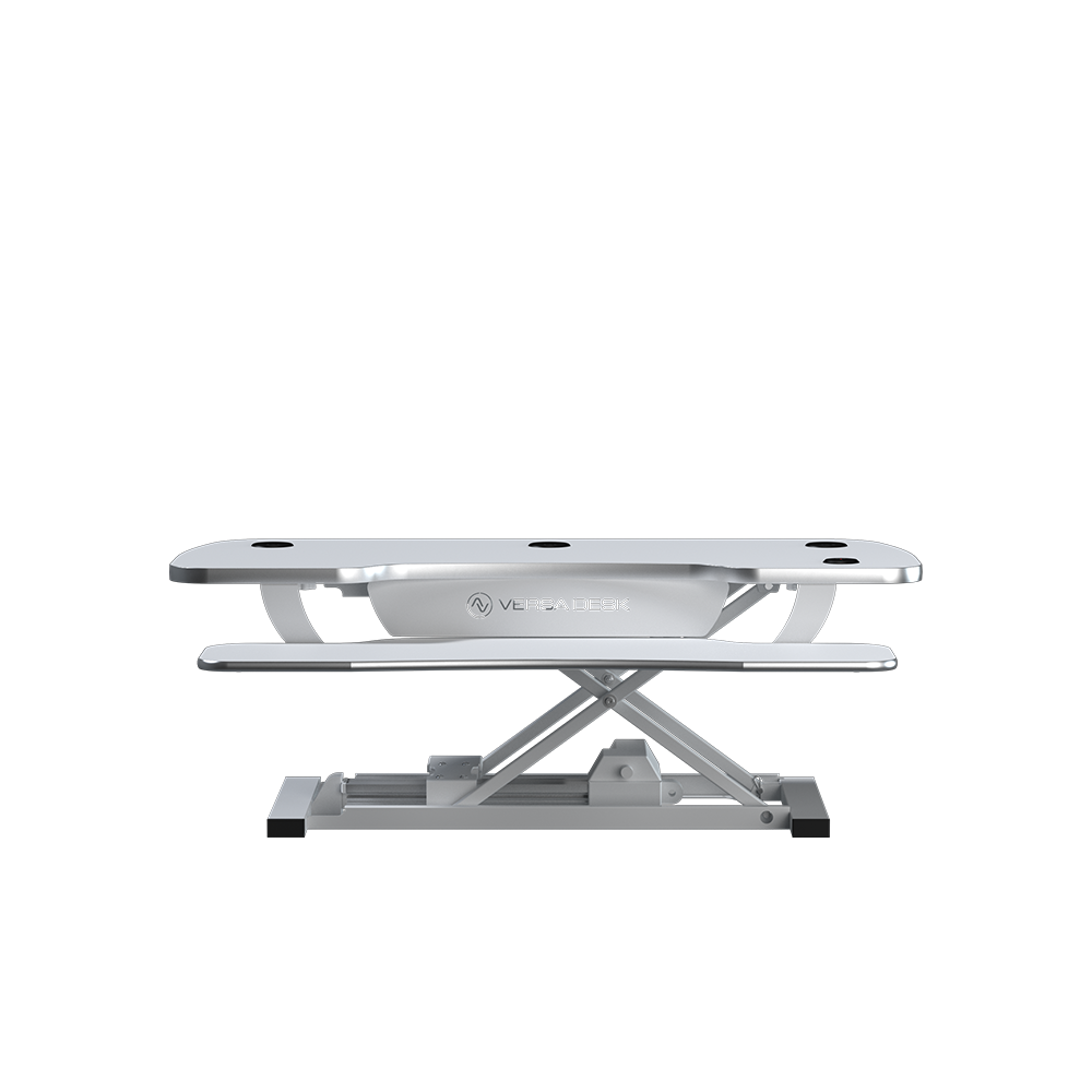 PowerPro Electric Standing Desk Converter with USB Charging