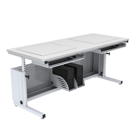 Revolution Computer Table for 2 Persons, Height Adjustable