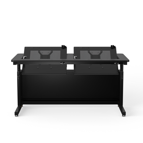 Revolution Computer Table for 2 Persons, Height Adjustable