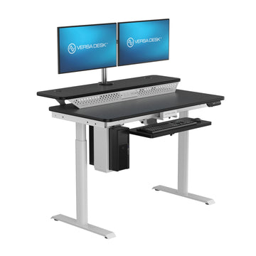 Split Level Electric Standing Desk | PowerLift | VersaDesk