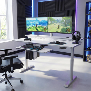 Powerlift Split Level Electric Standing Desk – VersaDesk