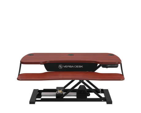 PowerPro® Elite Electric Standing Desk Converter with Programmable Switch, USB Port and Mobile APP