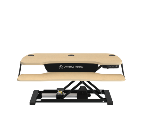 PowerPro® Elite Electric Standing Desk Converter with Programmable Switch, USB Port and Mobile APP - VersaDesk