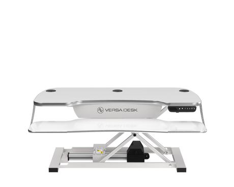 PowerPro® Elite Electric Standing Desk Converter with Programmable Switch, USB Port and Mobile APP - VersaDesk