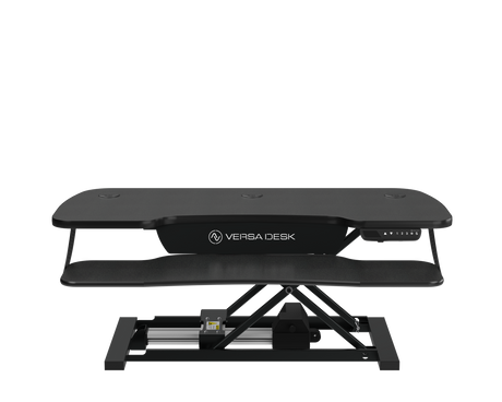 PowerPro® Elite Electric Standing Desk Converter with Programmable Switch, USB Port and Mobile APP