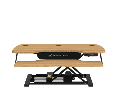 PowerPro® Elite Electric Standing Desk Converter with Programmable Switch, USB Port and Mobile APP