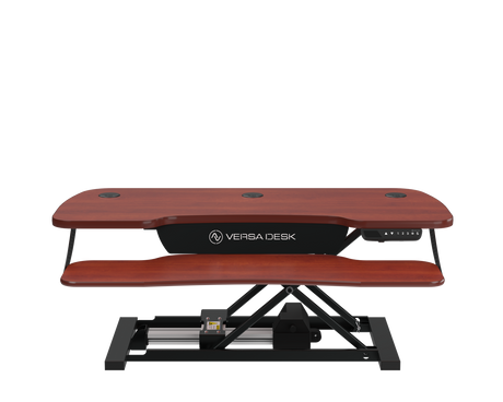 PowerPro® Elite Electric Standing Desk Converter with Programmable Switch, USB Port and Mobile APP - VersaDesk