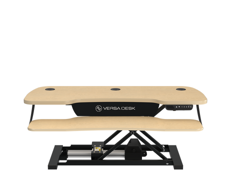 PowerPro® Elite Electric Standing Desk Converter with Programmable Switch, USB Port and Mobile APP