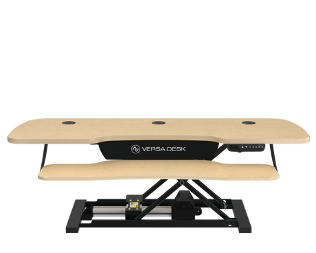 PowerPro® Elite Electric Standing Desk Converter with Programmable Switch, USB Port and Mobile APP - VersaDesk