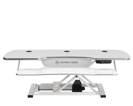 PowerPro® Elite Electric Standing Desk Converter with Programmable Switch, USB Port and Mobile APP - VersaDesk