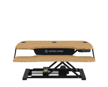 PowerPro® Elite Electric Standing Desk Converter with Programmable Switch, USB Port and Mobile APP