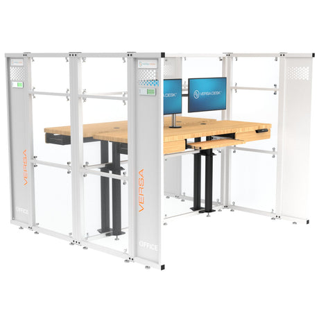 WorkNest™ Cube H - Glass Office Cubicle