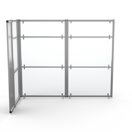 WorkNest® Cube L - Modern Glass Cubicle