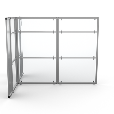 WorkNest® Cube T - Modern Glass Cubicle