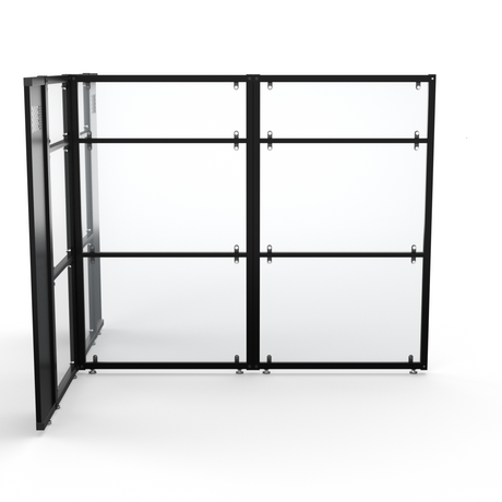 WorkNest® Cube T - Modern Glass Cubicle