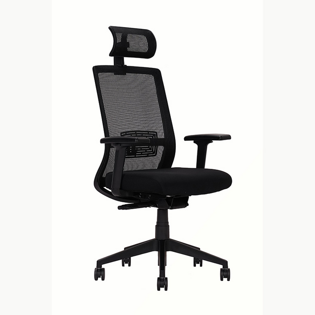 VersaDesk® AirFlex Pro Mesh High-Back Chair w/ Headrest and Memory Foam