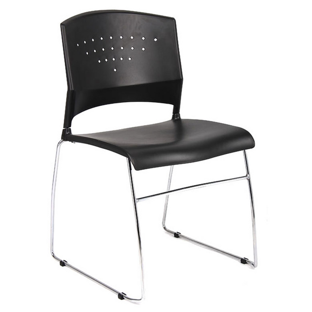 VersaDesk® FlexStack Chair With Chrome Frame