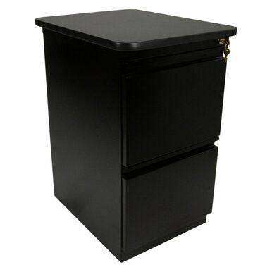 Mobile Vertical Filing Cabinet with Surface - VersaDesk
